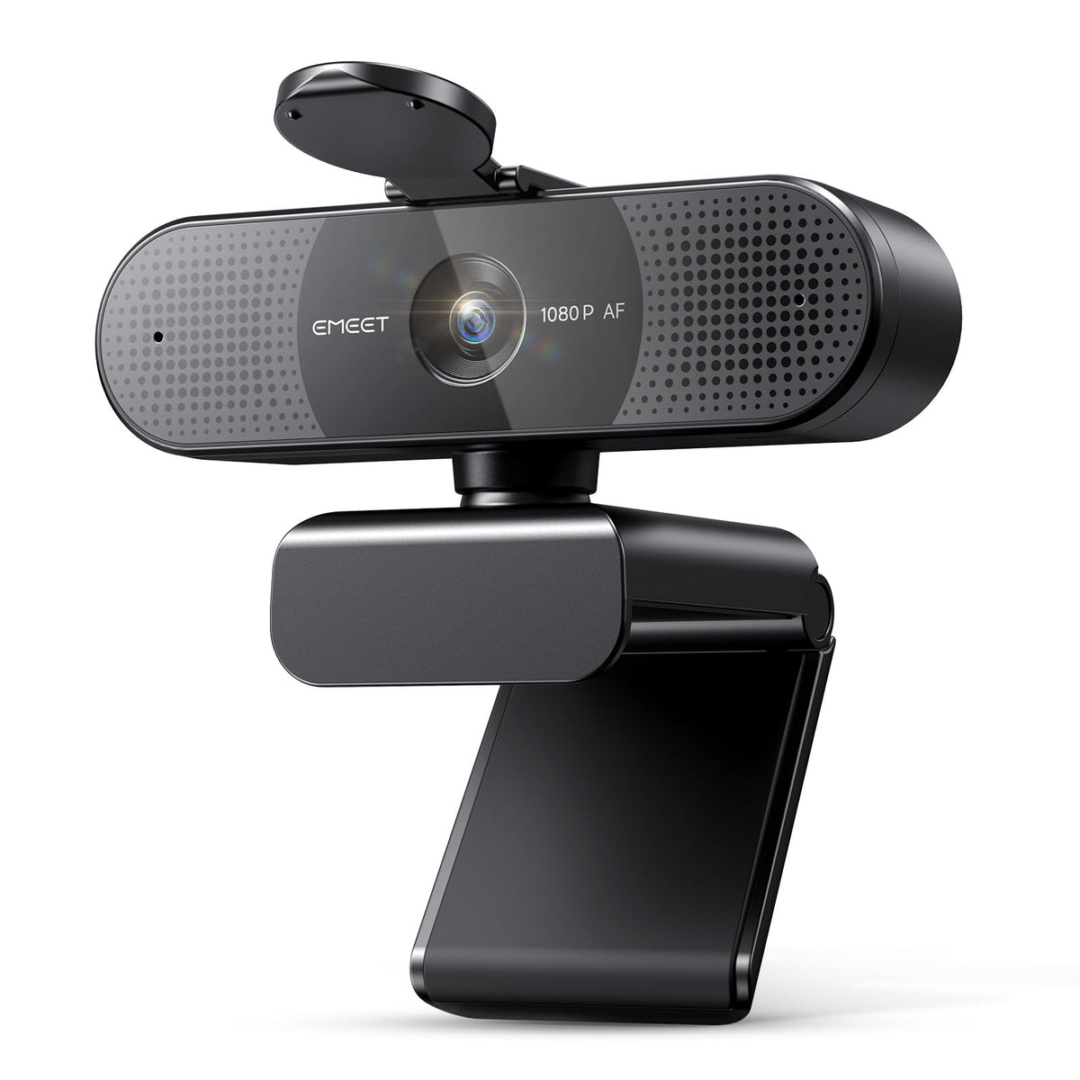 EMEET 1080P Webcam with Microphone, C960 Web Camera, 2 Mics, 90° FOV, USB Type-A & A-to-C Adapter, Plug&Play Computer Camera for Online Calling/Conferencing, Zoom/Teams/Facetime/YouTube, 2025 Version